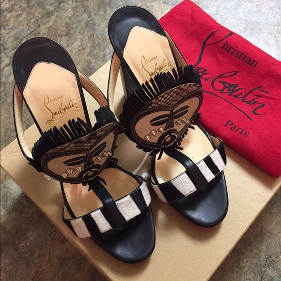 Authentic Christian Louboutin Makeda Heels