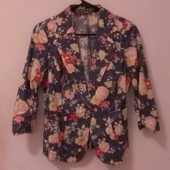 Floral blazer