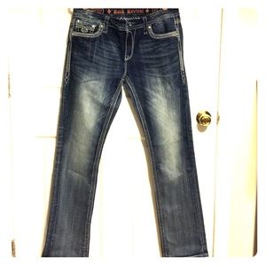 Rock Revival Ashley Straight Easy Jeans