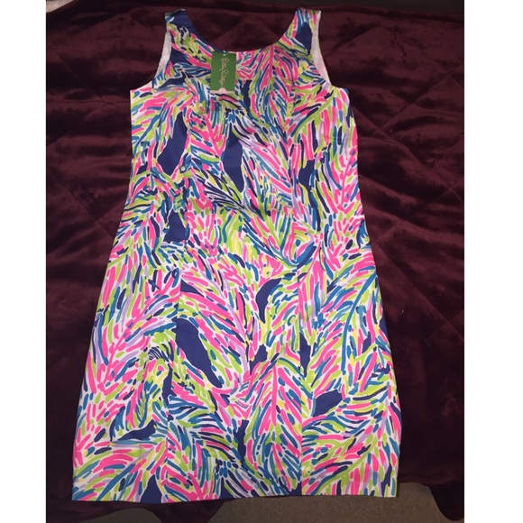 NWT Lilly Pulitzer Cathy Shift Palm Reader Dress!
