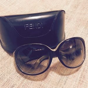Fendi designer sunglasses with case