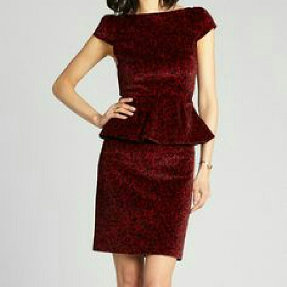 Alice and olivia velvet dress