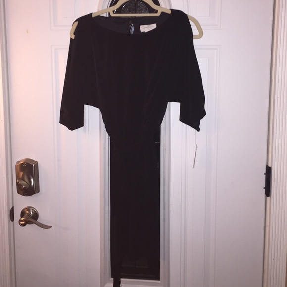 Jessica Simpson Exposed-Shoulder Blouson Dress - Picture 2 of 3