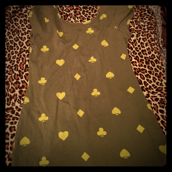 Jersey Tunic w/ card suits