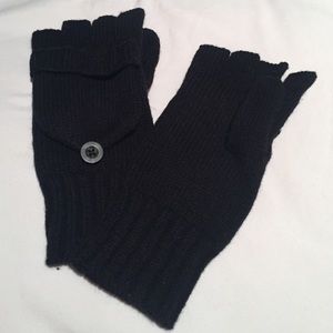 Black J Crew Texting Gloves/Mittens