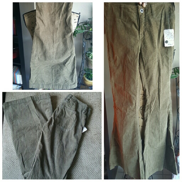 Size 24🔥Free People Jolene Bell Bottom Cords - Picture 3 of 4