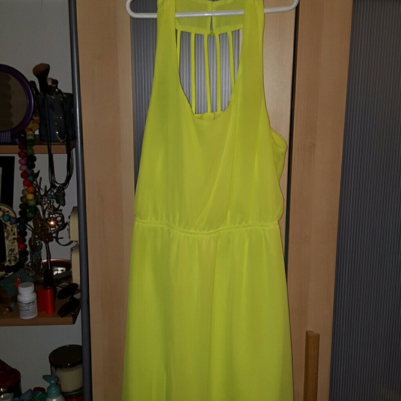 Neon yellow sundress