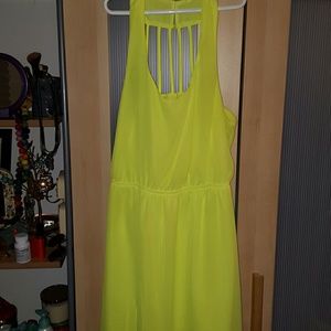 Neon yellow sundress