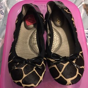 Me Too -Animal Print-Faux Fur Flats