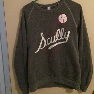 Vince Scully Dodger crew neck!
