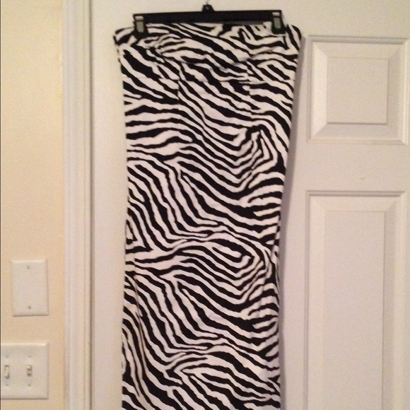 Zebra print dress