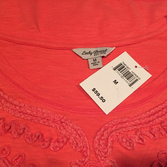 Lucky Brand embroidered tee - Picture 3 of 3