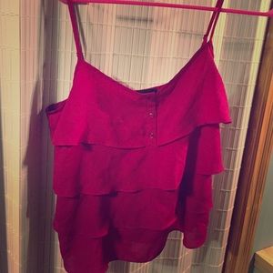 Dark pink dress shirt