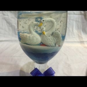 Premium glass wax candles