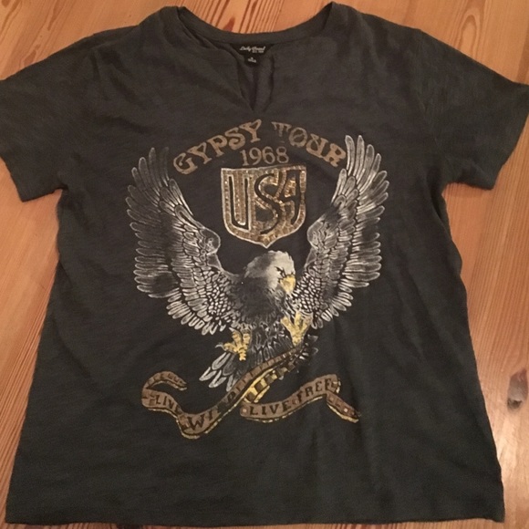 Beaded gypsy tour tee