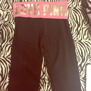 PINK Diamond Studded Yoga Pants