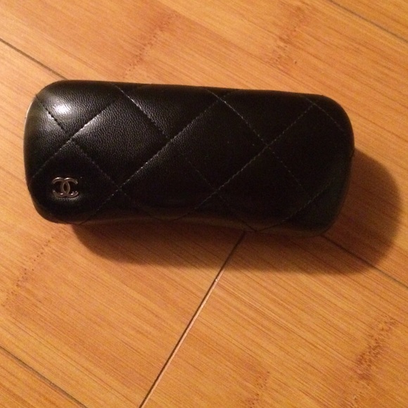 Authentic Chanel glasses case