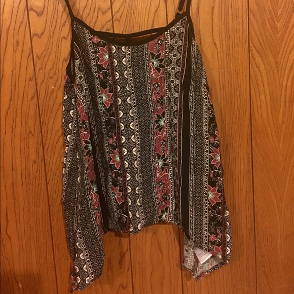 Pacsun hawaiian print tank top