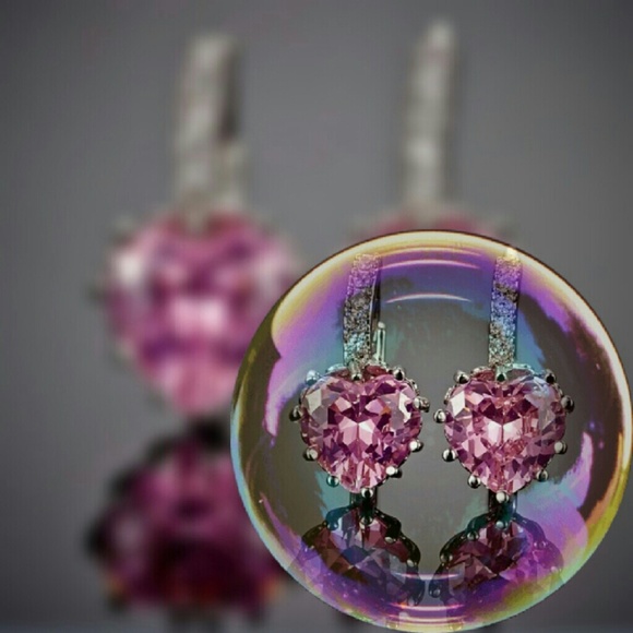 18Kt White Gold Platted ? Earrings