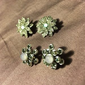 Two Pairs of Sparkling Earrings from LOFT