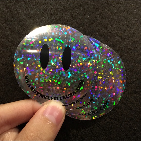 10 sparkly Brandy stickers