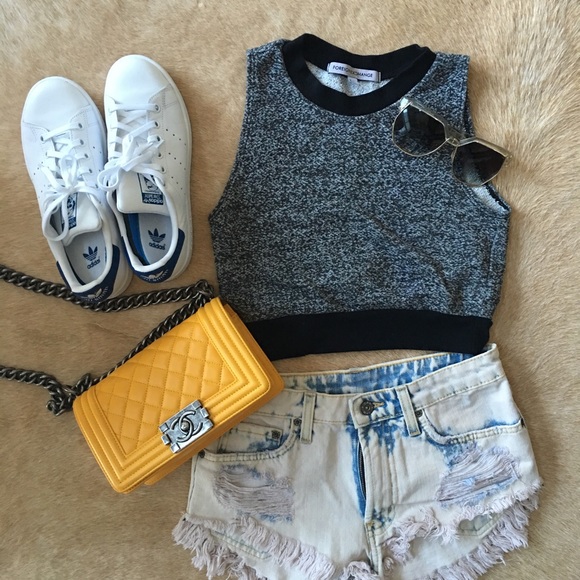 Nasty Gal Tops - Foreign exchange crop top