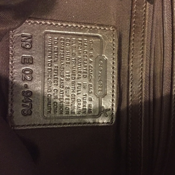 Authentic Vintage Brown Suede Coach Bag - Picture 4 of 4