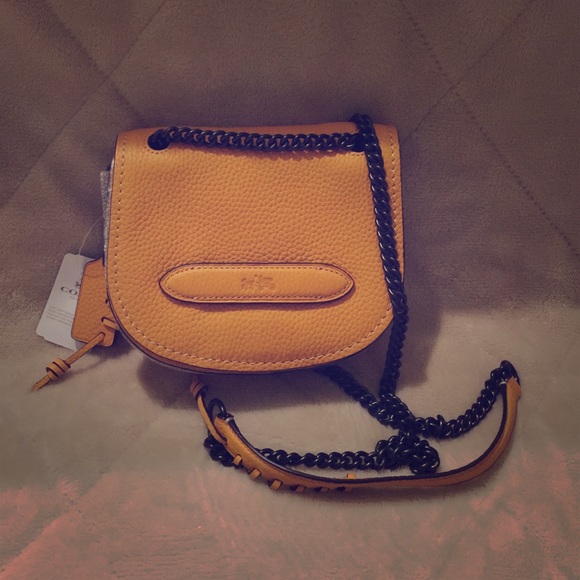 Coach small shadow crossbody in pebble leather