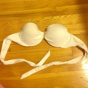 Victoria's Secret white bandeau