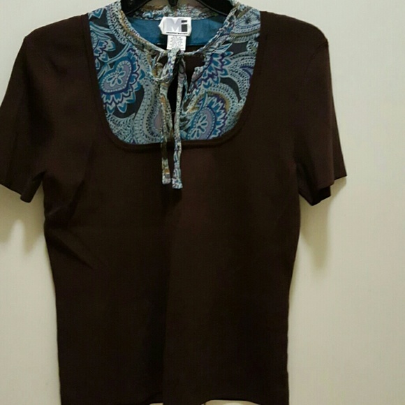 Brown blouse