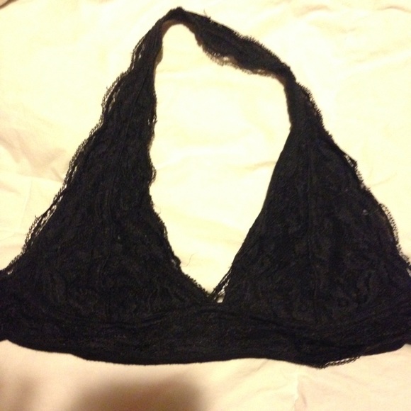 Pins and Needles Black Lace Bralette