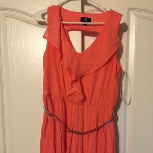 Belted spring/summer dress