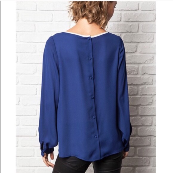 The LELANI tribal top - NAVY BLUE - Picture 3 of 3