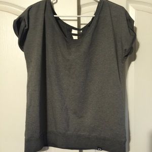 Gray Oakley top