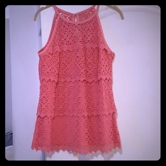 NWOT Coral colored Sleeveless top
