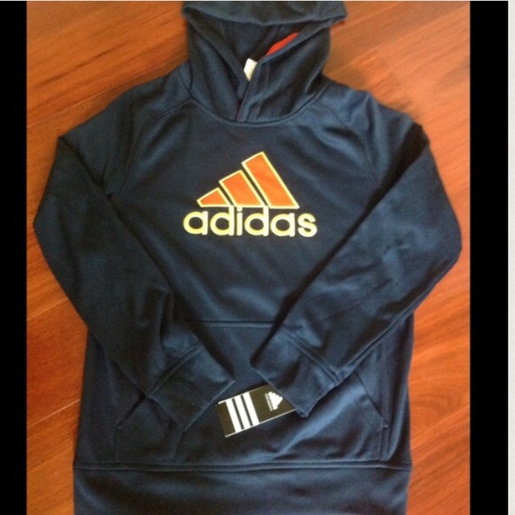New BOYS ADIDAS SWEATSHIRT PULLOVER M MEDIUM 10/12 - Picture 5 of 8