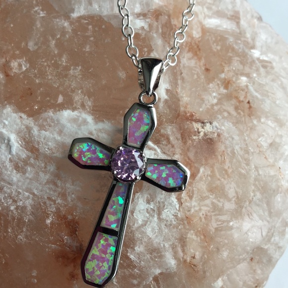 Jewelry - 🎀Stunning 925 Silver Pink Fire Opal & Pink Topaz