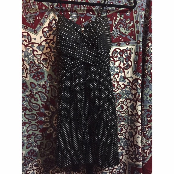 Polka dot spring dress