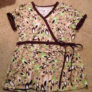 Womens scrub top