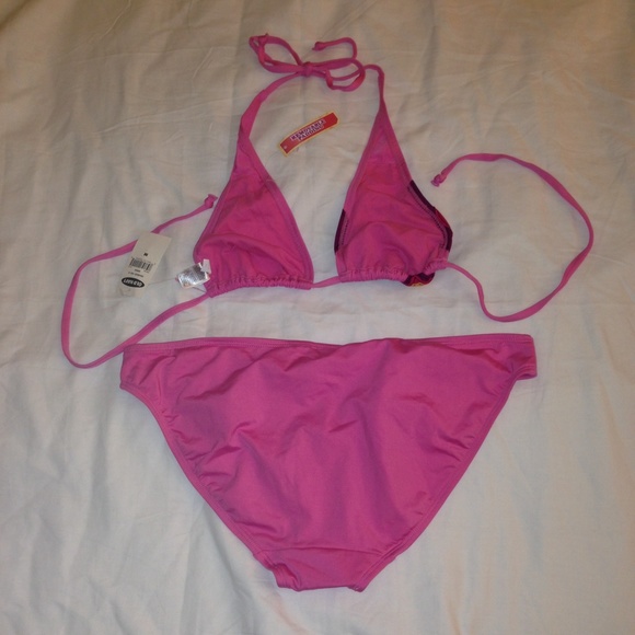 NWT Old Navy Pink Heart Bikini - Picture 3 of 4