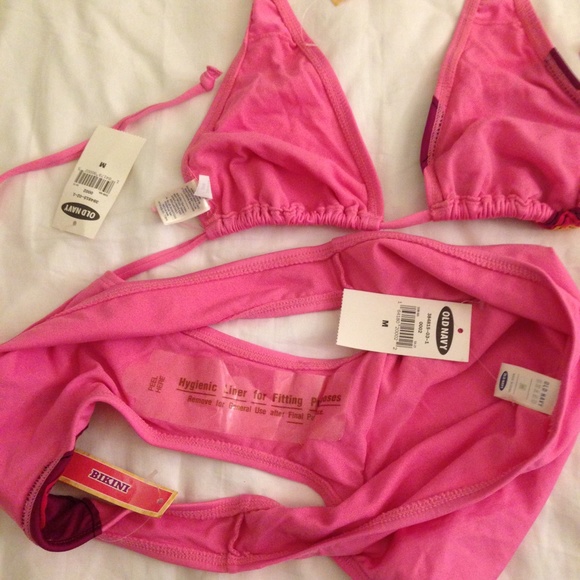 NWT Old Navy Pink Heart Bikini - Picture 4 of 4