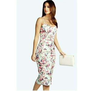 NWT Floral Midi Dress