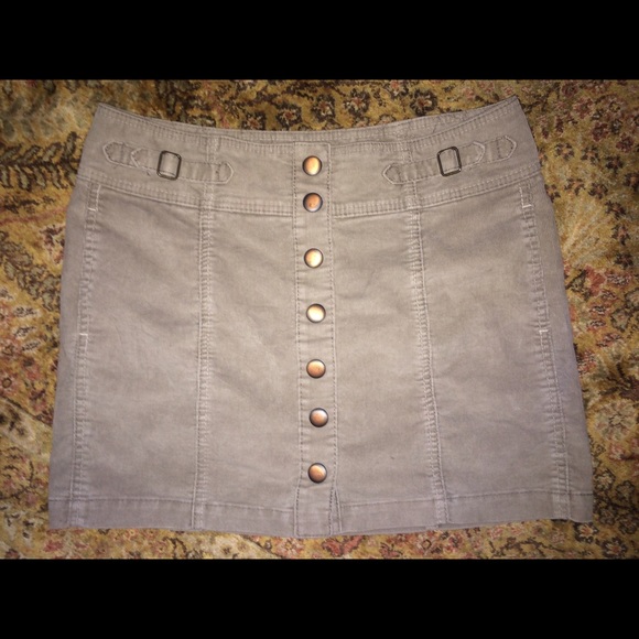 GAP Corduroy Button Down Mini Skirt