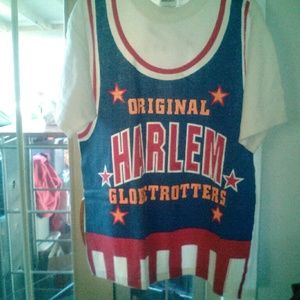 Autographed Harlem Globetrotter's Shirt