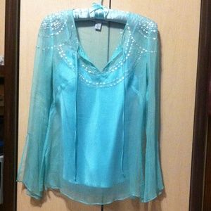 Gorgeous Laundry by Shelly Segal Silk Top