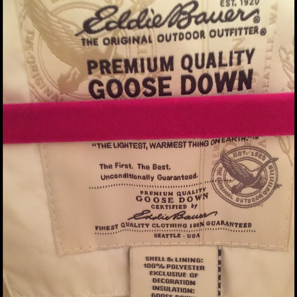 🎁White Small Eddie Bauer Down Puffer Vest🎁 - Picture 3 of 4