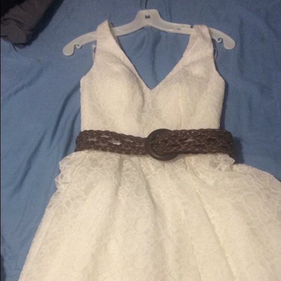 White lace cocktail/wedding/evening dress