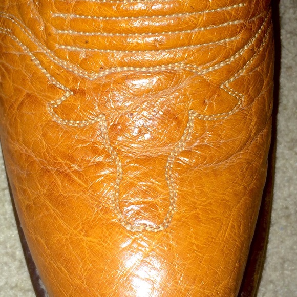 🚫TRADED🚫Lucchese™ UT Leather Ostrich Boots - Picture 4 of 4