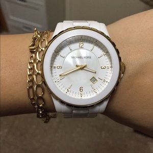 Michael Kors white watch