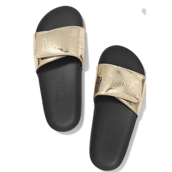 PINK VS slide on shoes